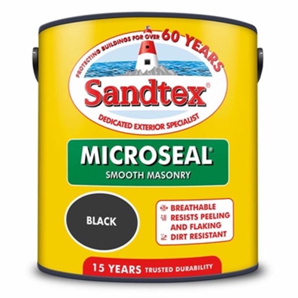 SANDTEX SMOOTH BLACK 2.5 LITRE