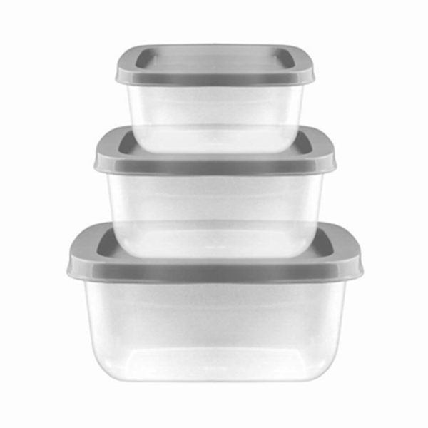 BEAUFORT SET OF 3 RECTANGULAR NESTABLE CONTAINERS