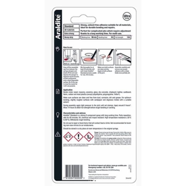 ARALDITE STD SYRINGE 24ML