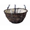 KINGFISHER RATTAN 12 INCH HANGING BASKET