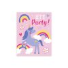 PARTY INVITES UNICORN PACK OF 20