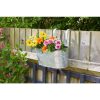 GALVANISED FENCE & BALCONY PLANTER 12 INCH