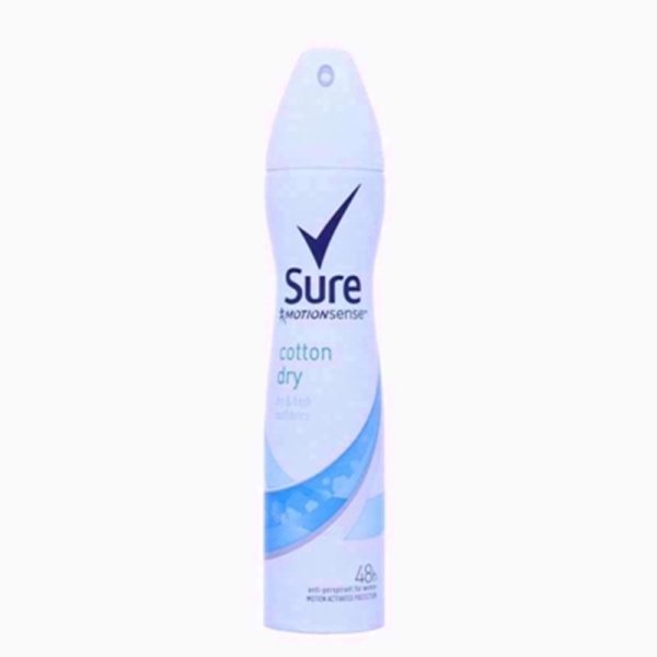 SURE APA COTTON DRY WOMEN 250ML PACK OF 6