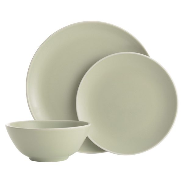 MASON CASH CLASSIC DINNER SET GREEN 12PC