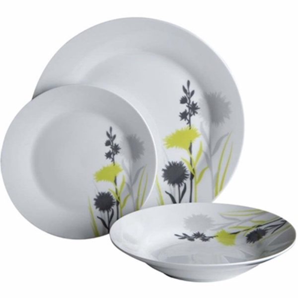 MEADOW PORCELAIN DINNER SET 12PCES