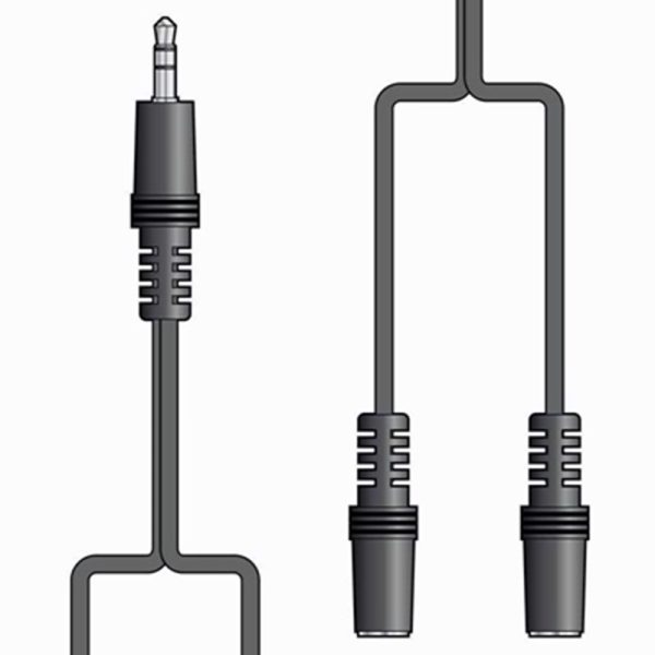 AVSL 3.5MM M 2X3.5MM F LEAD 1.2M 112046