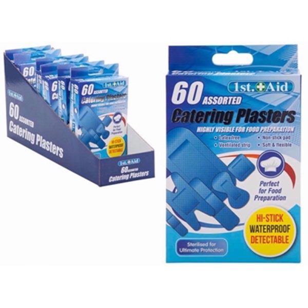 1ST AID PLASTERS BLUE CATERING 60PC