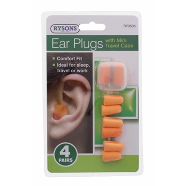 EAR PLUGS IN TRAVEL CASE