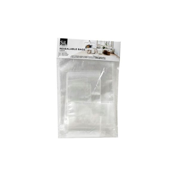 SIL RESEALABLE BAGS PACK OF 60