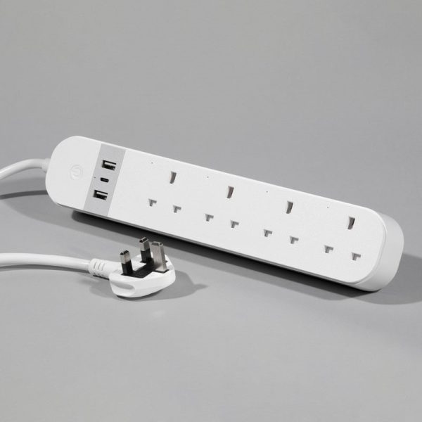 DAEWOO WIFI SMART EXTENSION LEAD 2 METER 4 SOCKET WITH USB