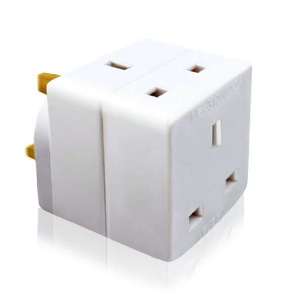 EXTRASTAR 2 WAY WALL ADAPTOR WHITE