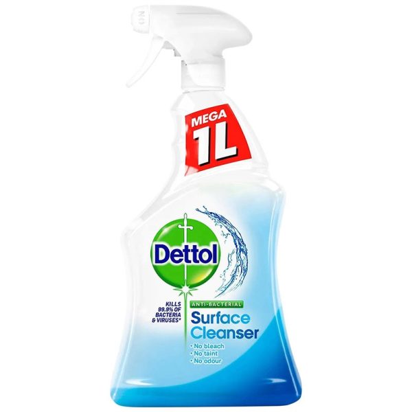 DETTOL SPRAY SURFACE CLEANSER 1L PACK OF 6