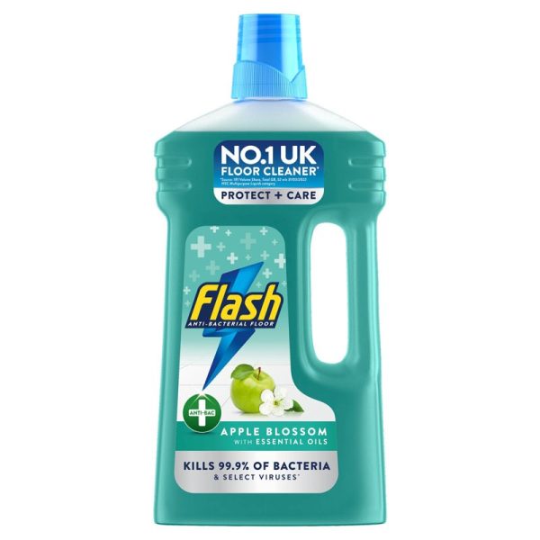 FLASH CLEANING LIQUID APPLE BLOSSOM 1L PACK OF 6