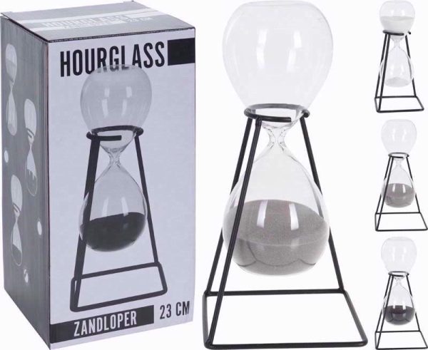 HOUR GLASS 23CM 3ASS