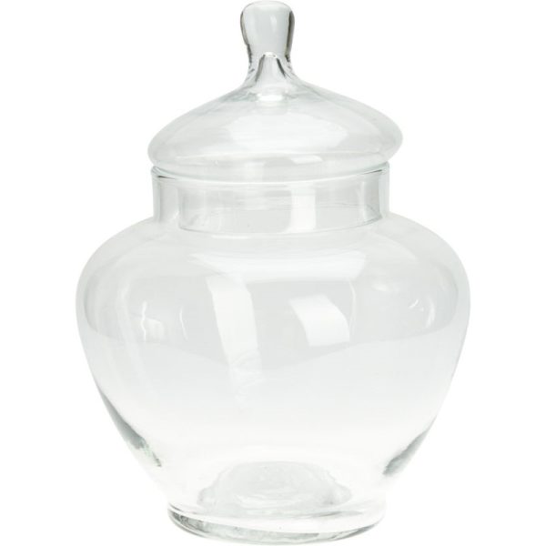 STORAGE POT WITH LID GLASS