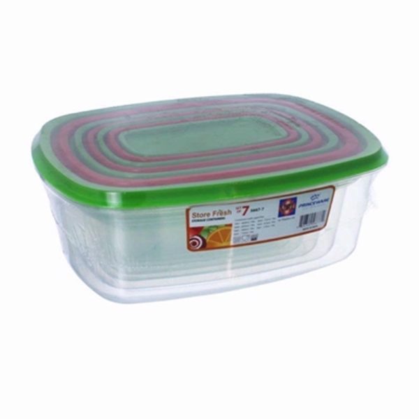 VPL PRINCE SET 7 RECT FOOD BOX