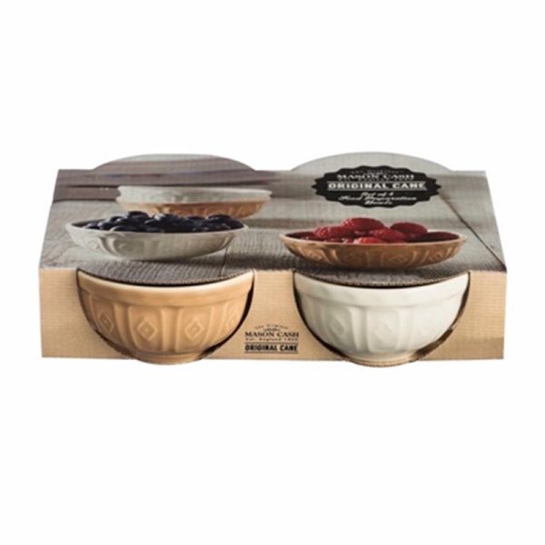 MASON CASH PREPERATION BOWLS SET OF 4 CANE