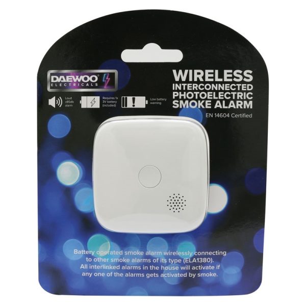 DAEWOO INTERLINKED WIRELESS SMOKE ALARM