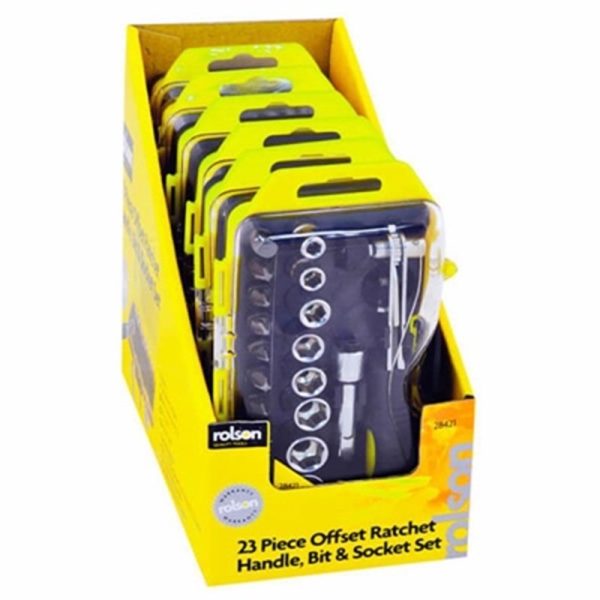 ROLSON SOCKET AND BIT SET 23PCE