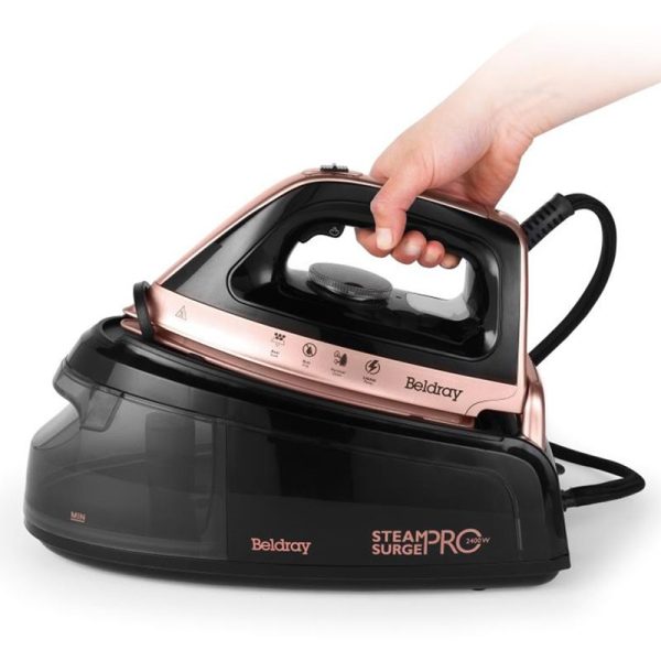 BELDRAY ROSE GOLD 2400W STEAM SURGE IRON BEL01137