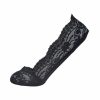 SOCK LADIES 2 LACE LINER PACK OF 12 BLACK