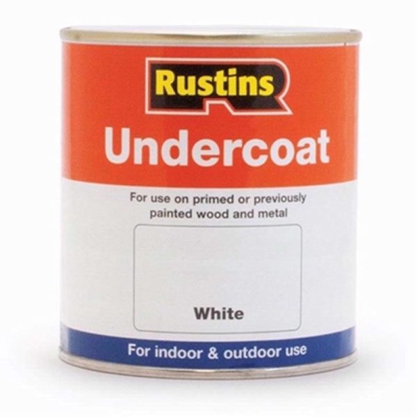 RUSTINS WHITE UNDERCOAT 500ML