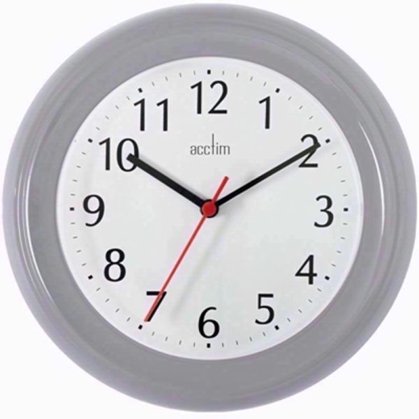 ACCTIM KITCHEN CLOCK SILVER