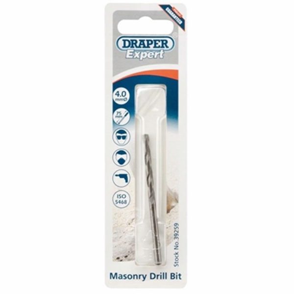 DRAPER MASONRY DRILL 4X75MM