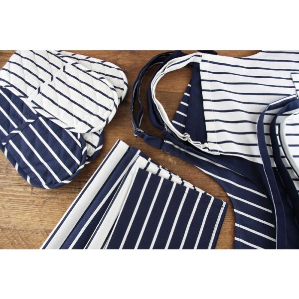 APOLLO TEA TOWELS STRIPES PACK OF 4