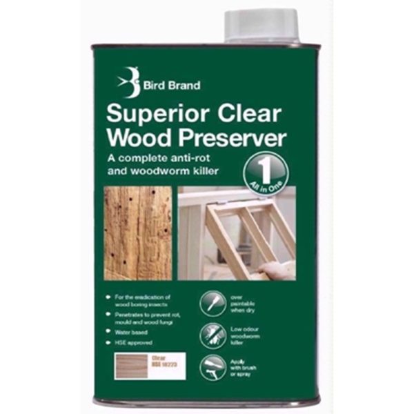 BIRDBRAND WOOD PRESERV CLEAR 1LT