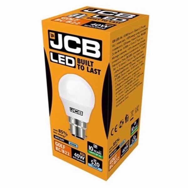 JCB LED BULB DAY LIGHT GOLF BC 6W/40W