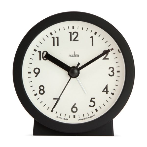 ACCTIM GABY ALARM CLOCK BLACK