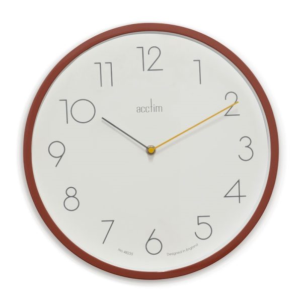 ACCTIM TABY CLOCK SOFT CORAL