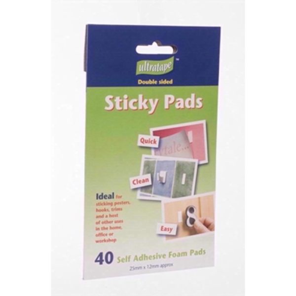 ULTRATAPE STICKY PADS D/SIDED