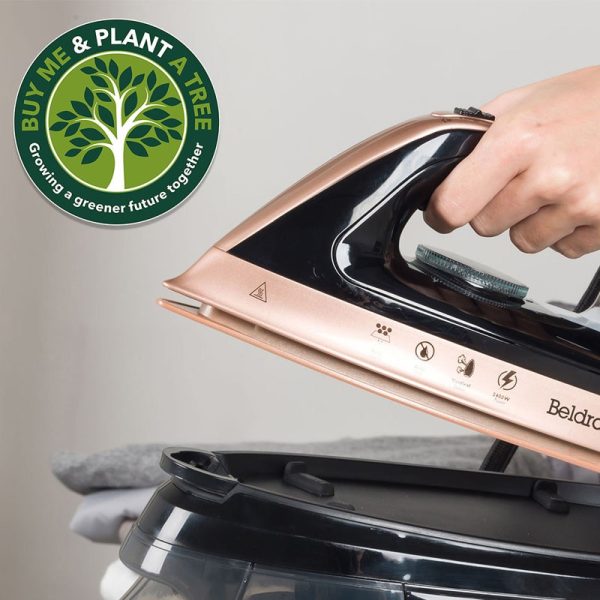 BELDRAY ROSE GOLD 2400W STEAM SURGE IRON BEL01137