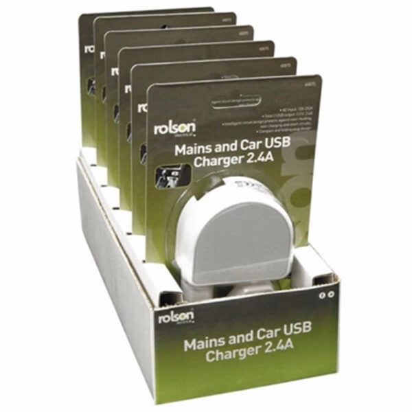 ROLSON CAR CHARGED 2 IN1 UK PLUG