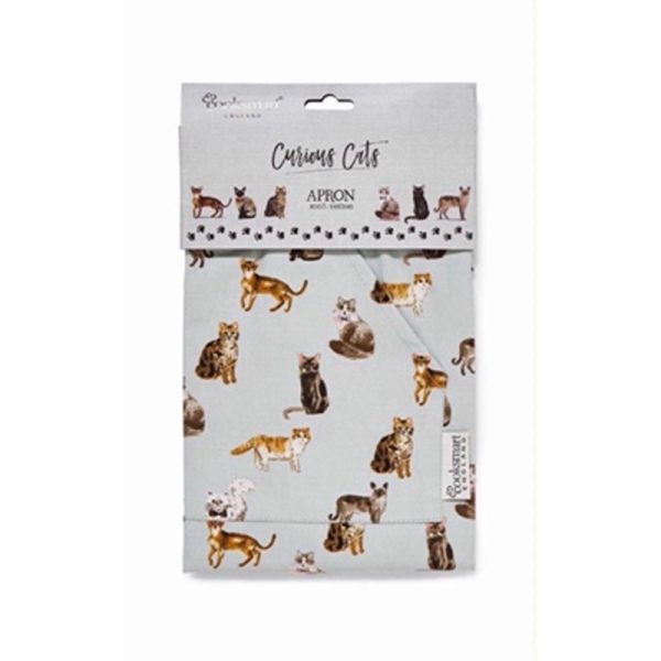 COOKSMART APRON CURIOUS CATS