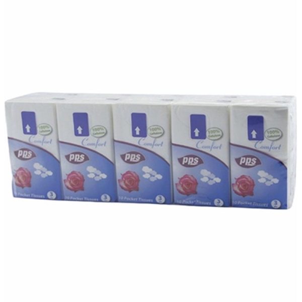 PPS 10 POCKET TISSUES 3PLY