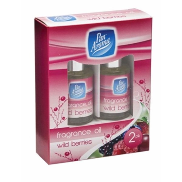 PAN AROMA OIL PACK OF 2 SCENT WILD BERRIES