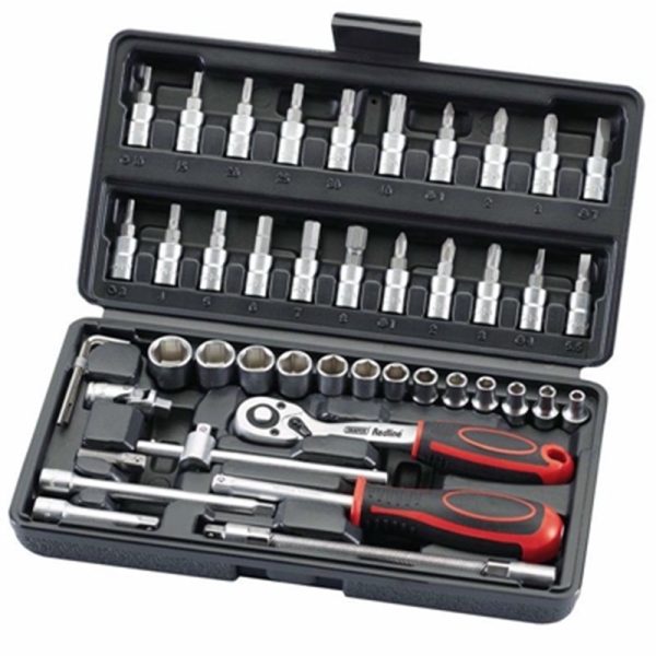 DRAPER SOCKET SET 1/4 SQ. DR 46PC SET