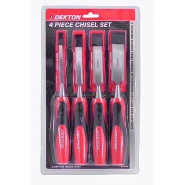 DEKTON CHISEL SET 4PC