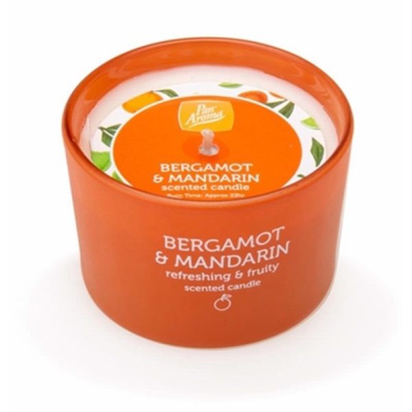 PAN AROMA CANDLE 85G BERGAMOT MANDARIN