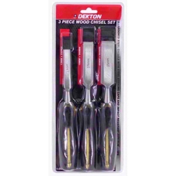 DEKTON CHISEL WOOD SET 3PC