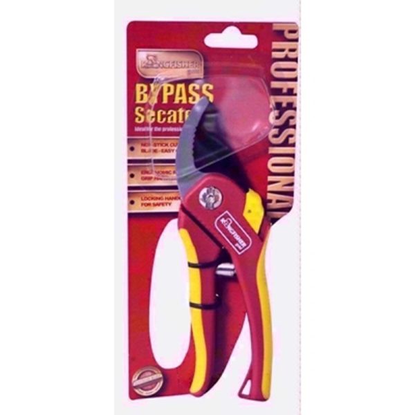 KINGFISHER GOLD BYPASS SECATEUR 8 INCH