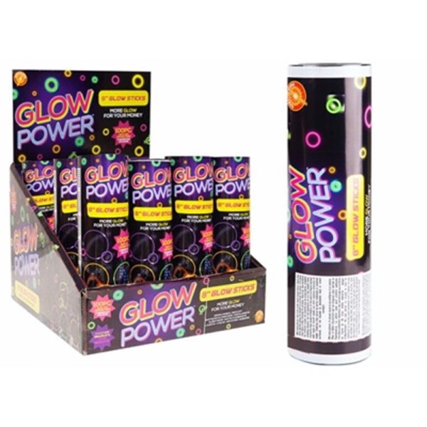 GLOW STICK PACK OF 100 8INCH