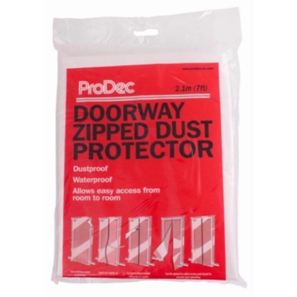 PRODEC DOORWAY ZIPPED DUST PROTECTOR 2.1M