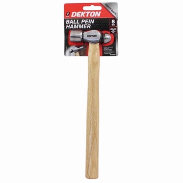 DEKTON BALL PEIN 80Z HAMMER WOODEN HANDLE