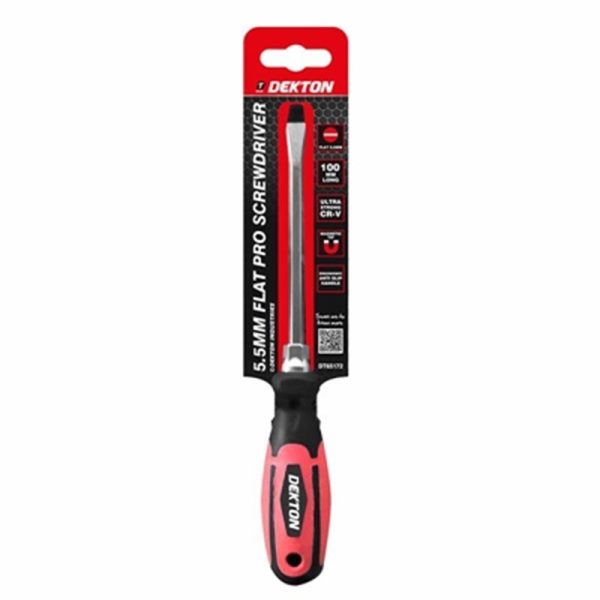 DEKTON FLAT PRO SCREWDRIVER 5.500X100MM