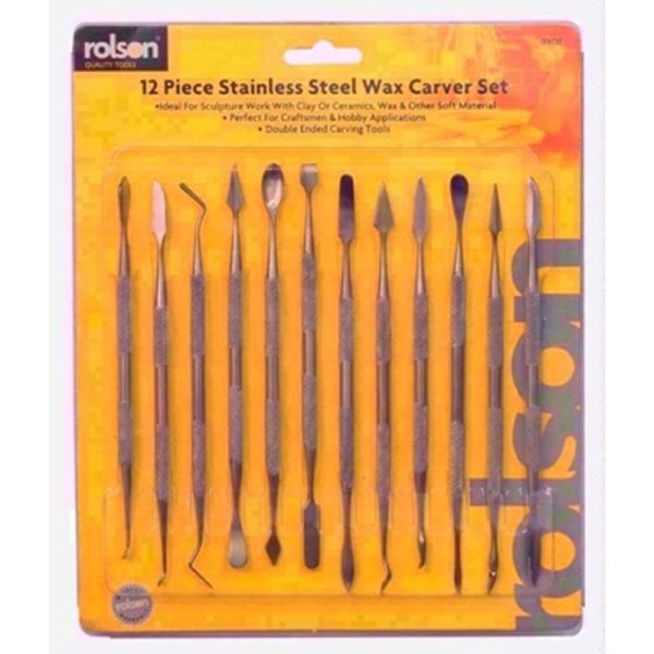 ROLSON WAX CARVER SET 12PCE