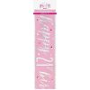 HAPPY 21ST BIRTHDAY BANNER PINK
